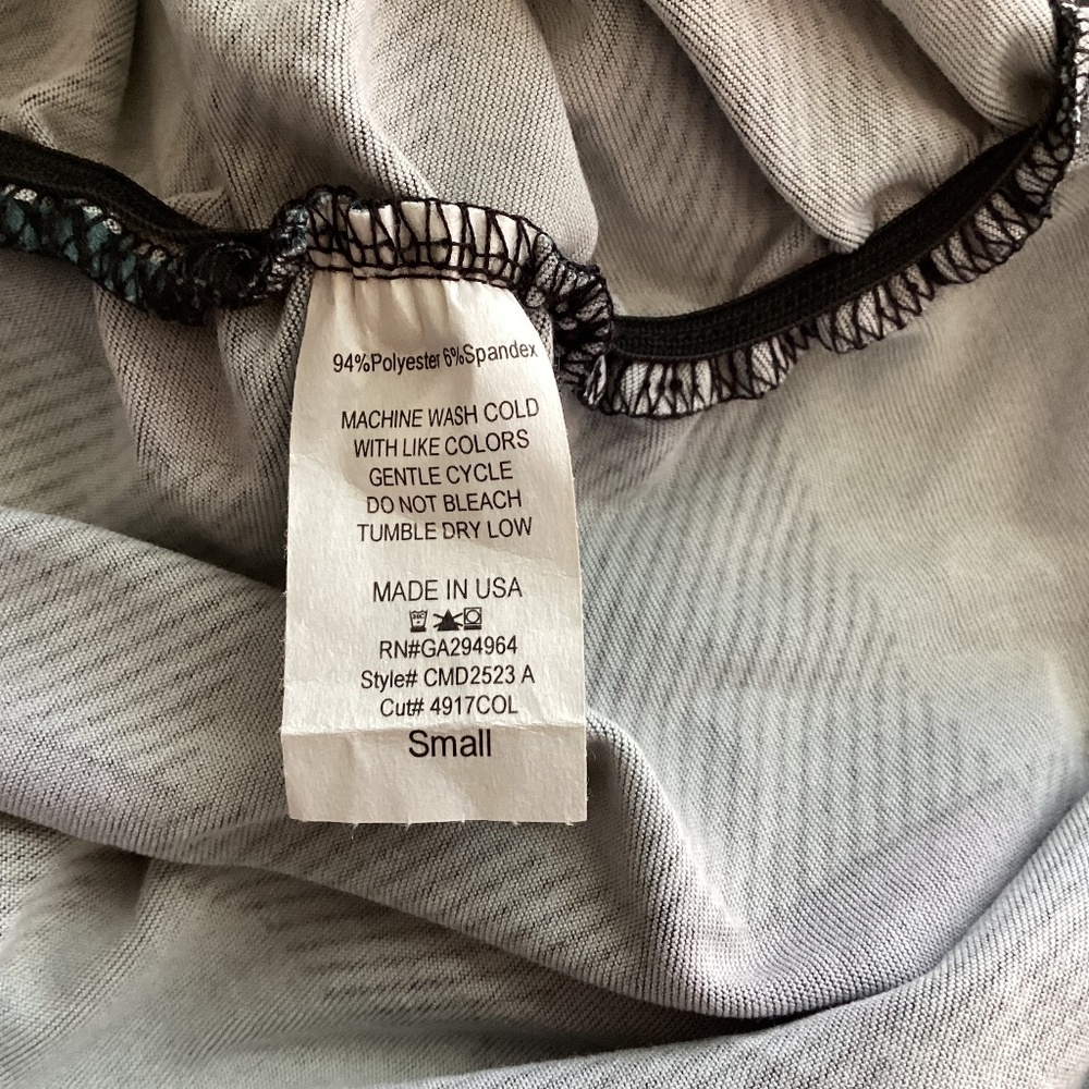 NWOT HELLO MIZ MATERNTY SMALL MIDI DRESS MOCKNECL PLAID TEAL BLACK - Picture 11 of 11